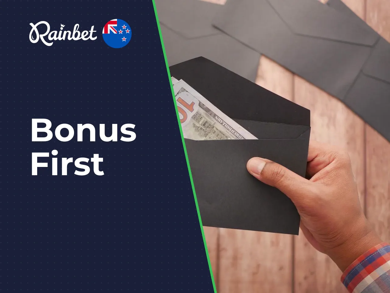 Welcome bonus and first-deposit options. Rainbet's