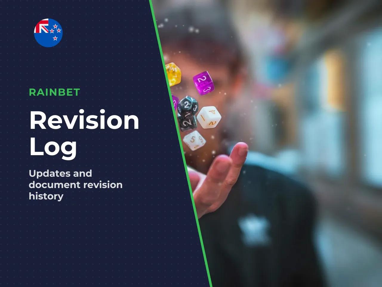 Appendix A editorial revision log. For