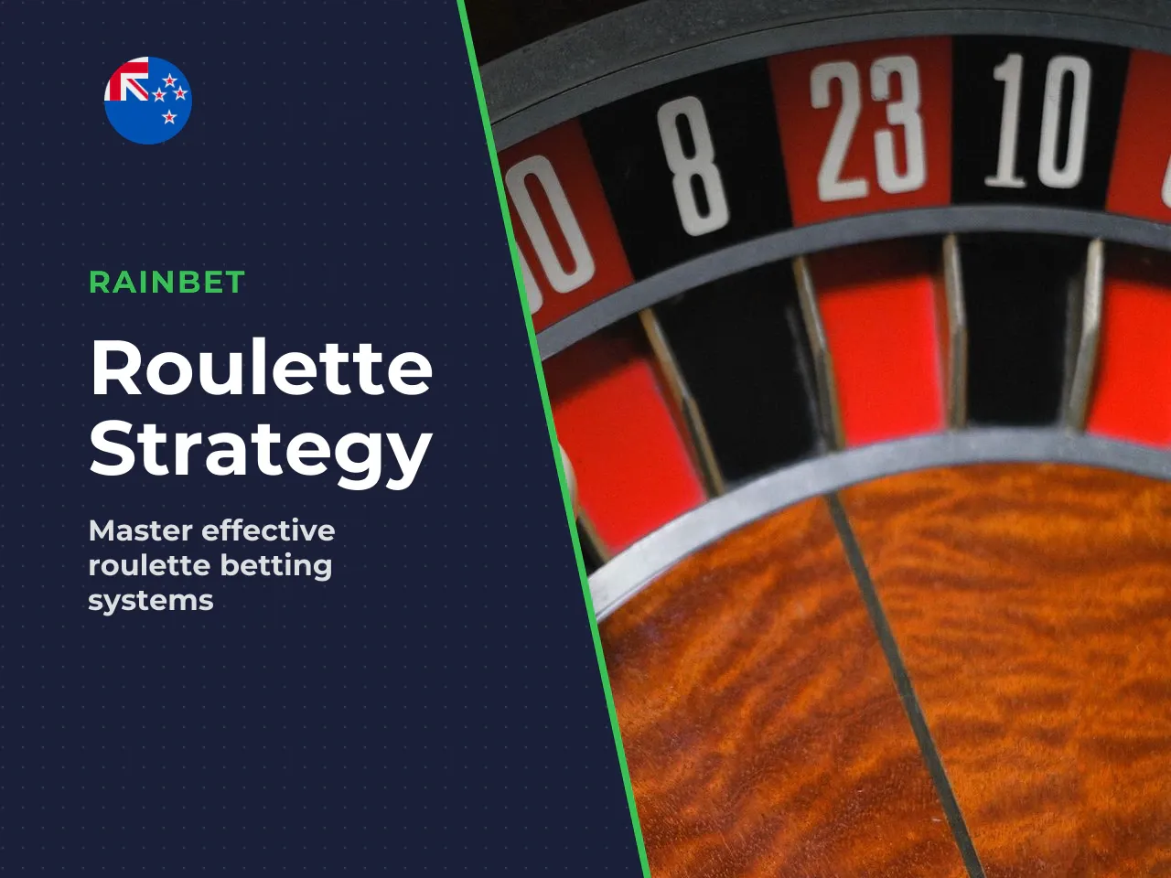 A roulette strategy is a structured