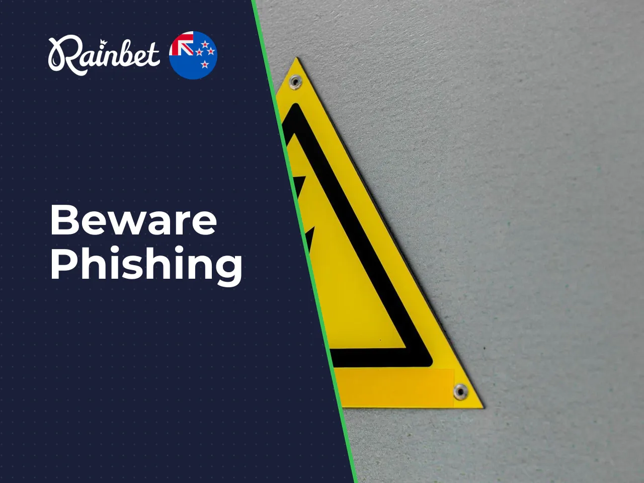 Critical safety warning beware of phishing