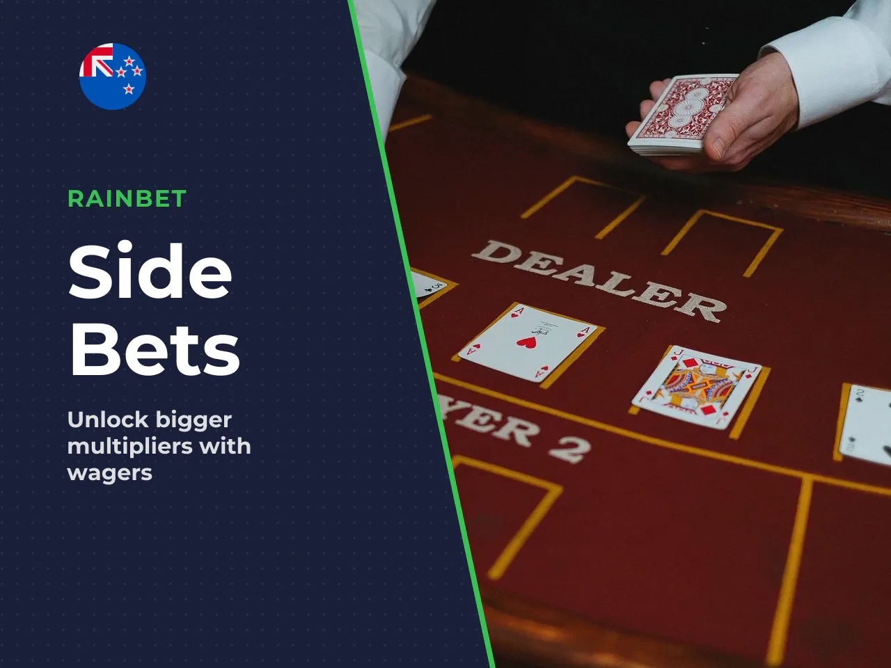 Side Bets Pairs, Dragon Bonus, and