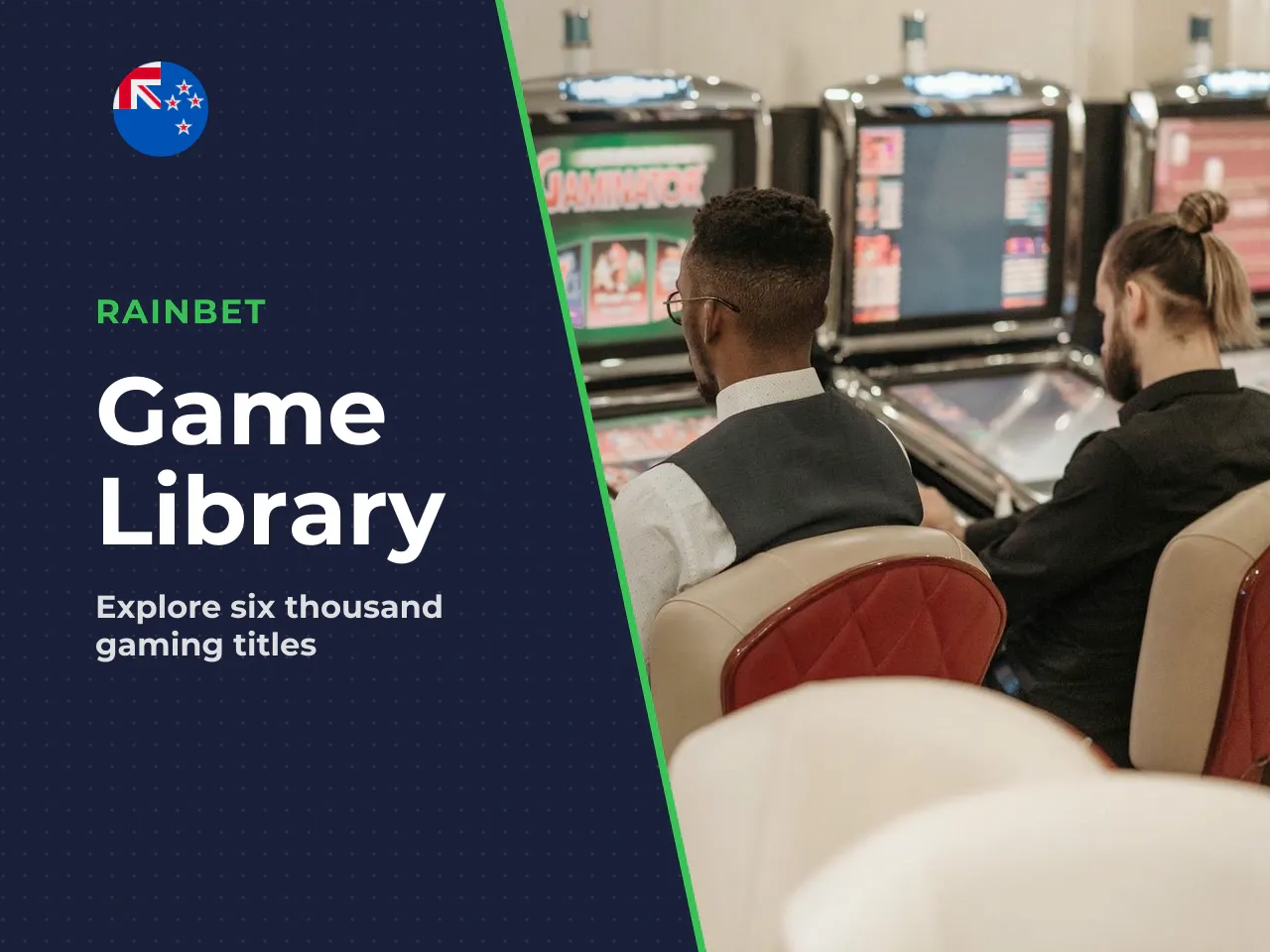 Games and pokies available after Rainbet