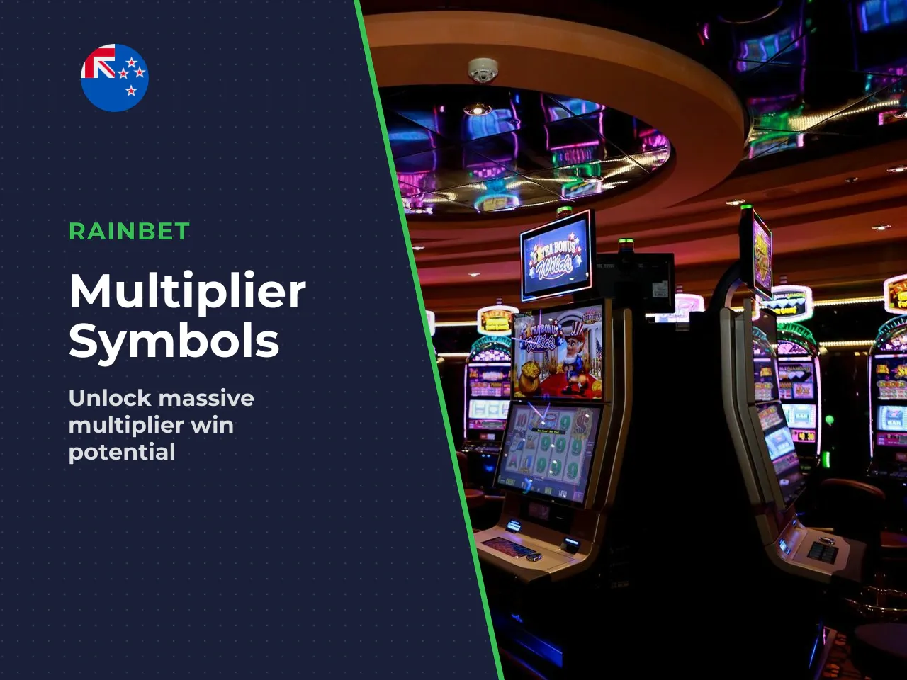 Multiplier symbols and win potential. Multiplier