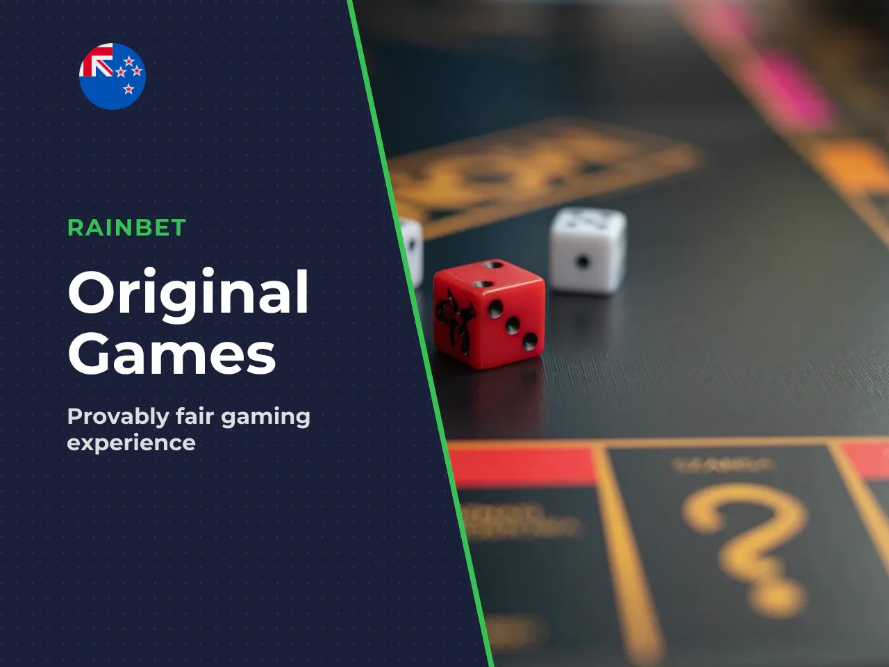 Rainbet Originals. The in-house, provably fair