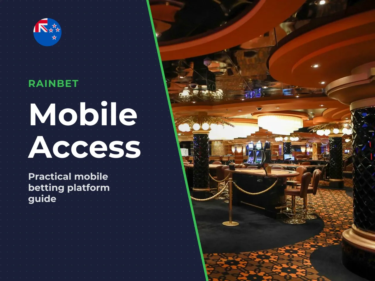 1.1 Mobile site versus a Rainbet