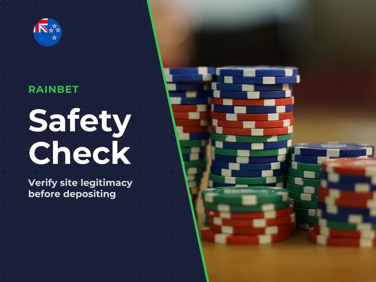 Safety checklist before you deposit